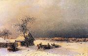Ivan Aivazovsky Moscow in Winter from the Sparrow Hills china oil painting artist